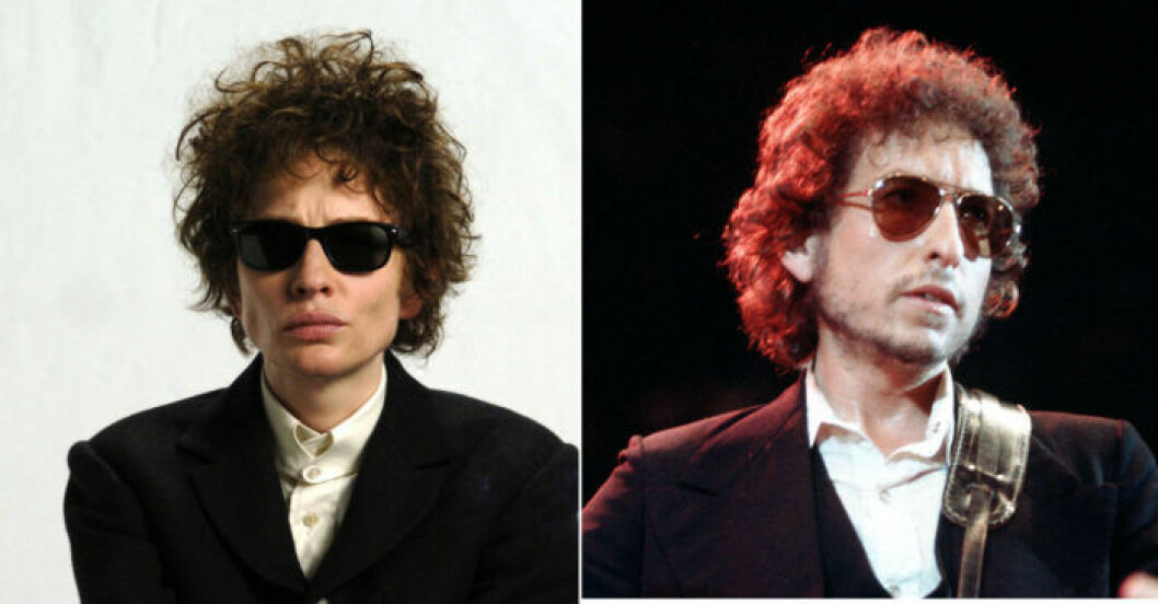 Cate Blanchett som Bob Dylan. Cate Blanchett som Bob Dylan.