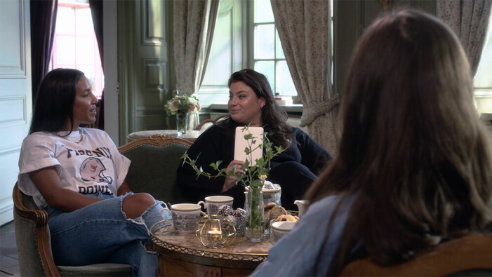 Markiz Tainton, Kakan Hermansson, Sanna Lundell och Louise Winblad är The Storytellers.