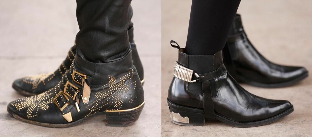 Både kaxigt och klassiskt på samma gång.<br>Foto: Jonas Gustavsson boots-streetstyle-jonas-gustavsson