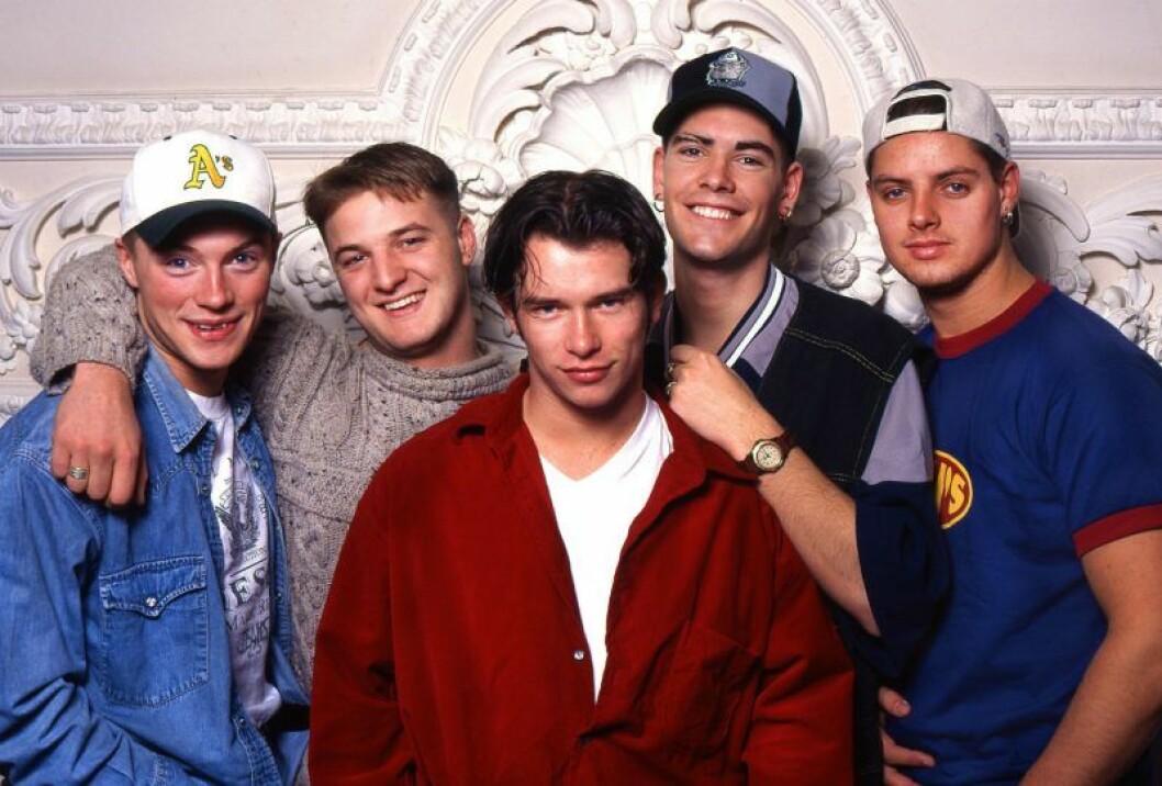 Boyzone i starten. Boyzone i starten.