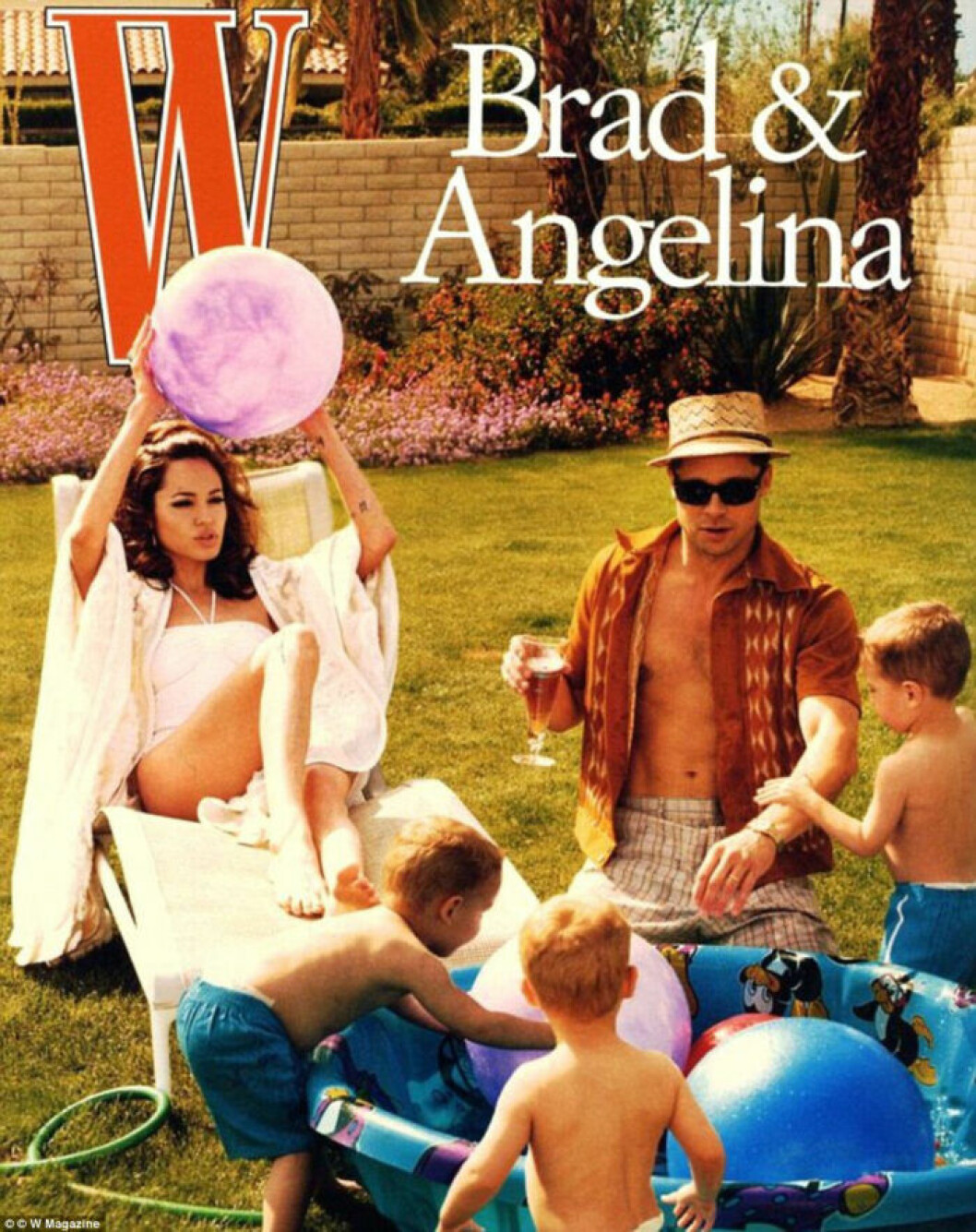 Brad och Angelina i W