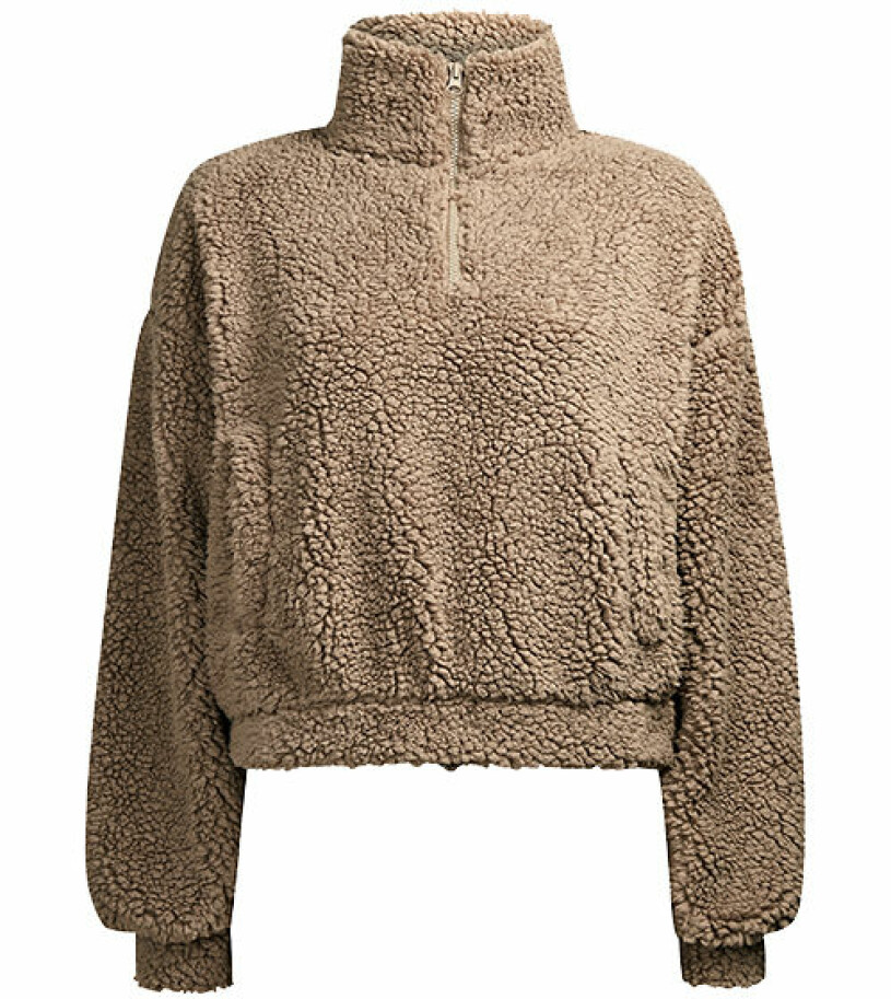 brun fleece bikbok
