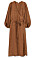 brun mönstrad klänning