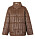 brun quiltad läderjacka i fuskskinn från Stand Studio