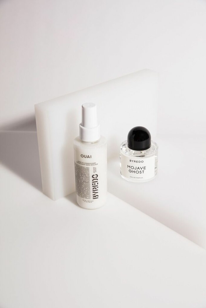 leave in med mojave ghost-doft är resultatet av det andra samarbete mellan byredo och ouai
