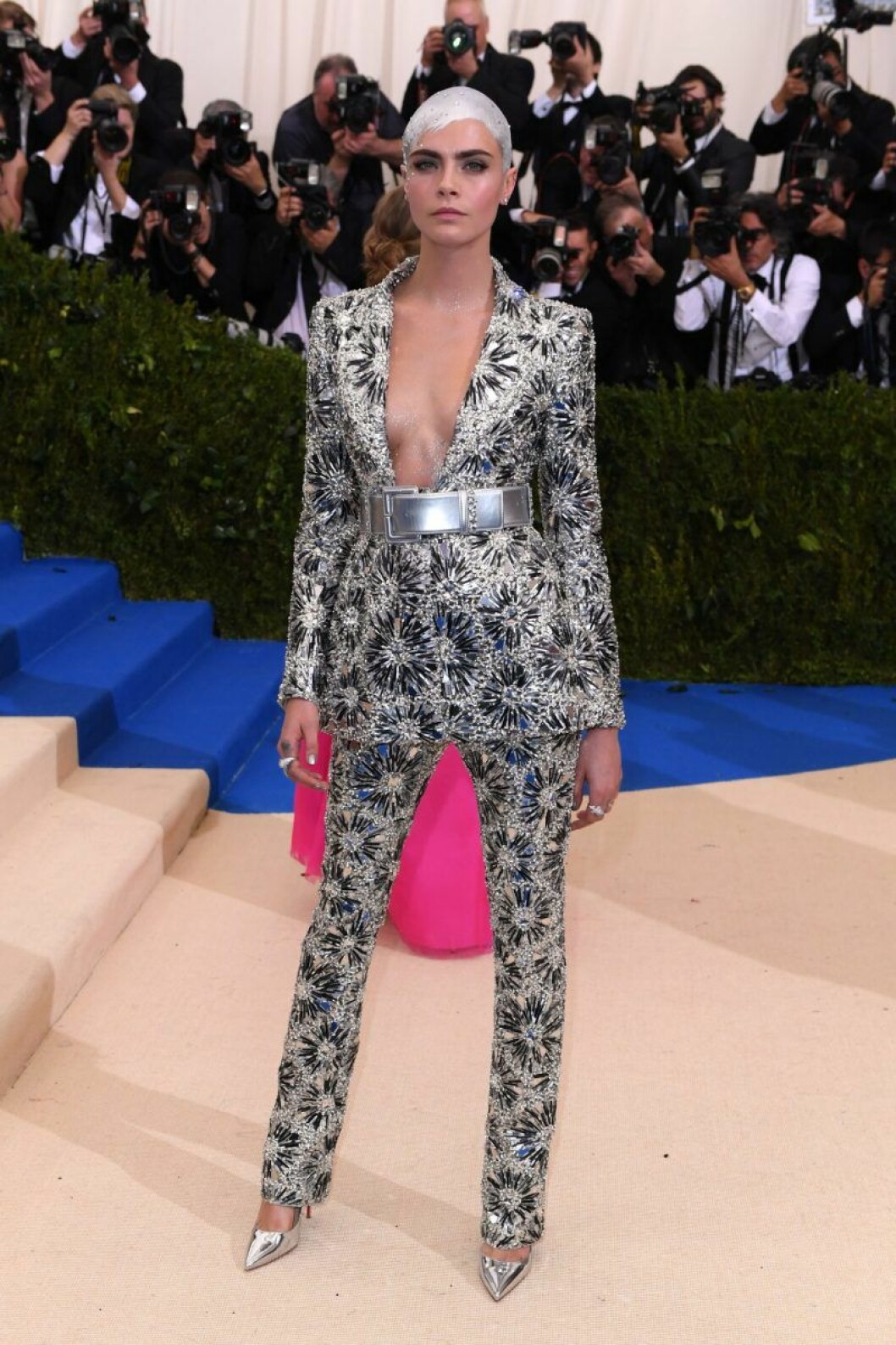 Cara Delevingne på Met-galan 2017.