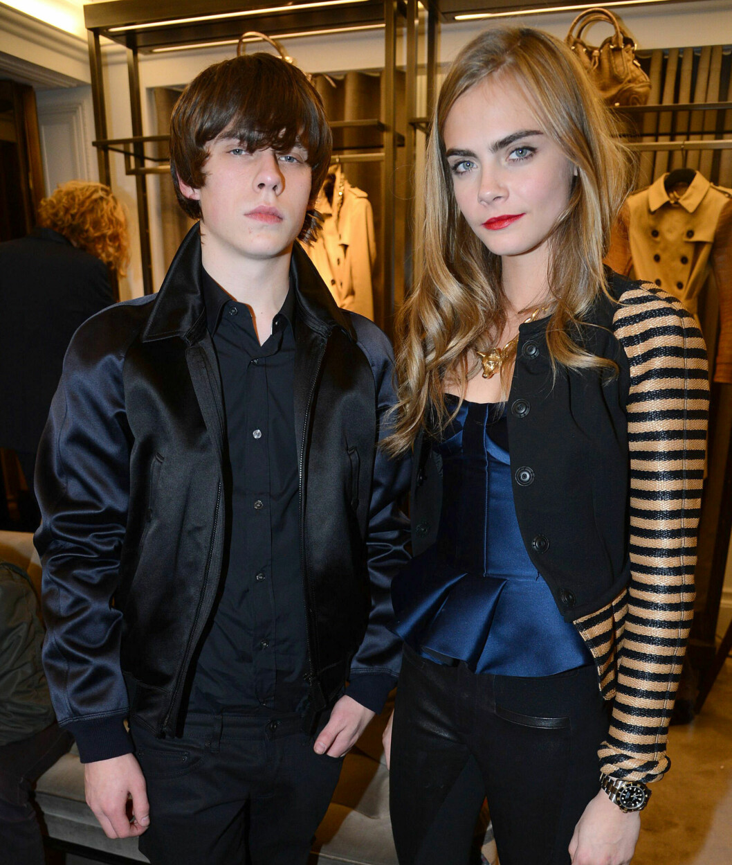 Cara Delevingne och Jake Bugg 2013.