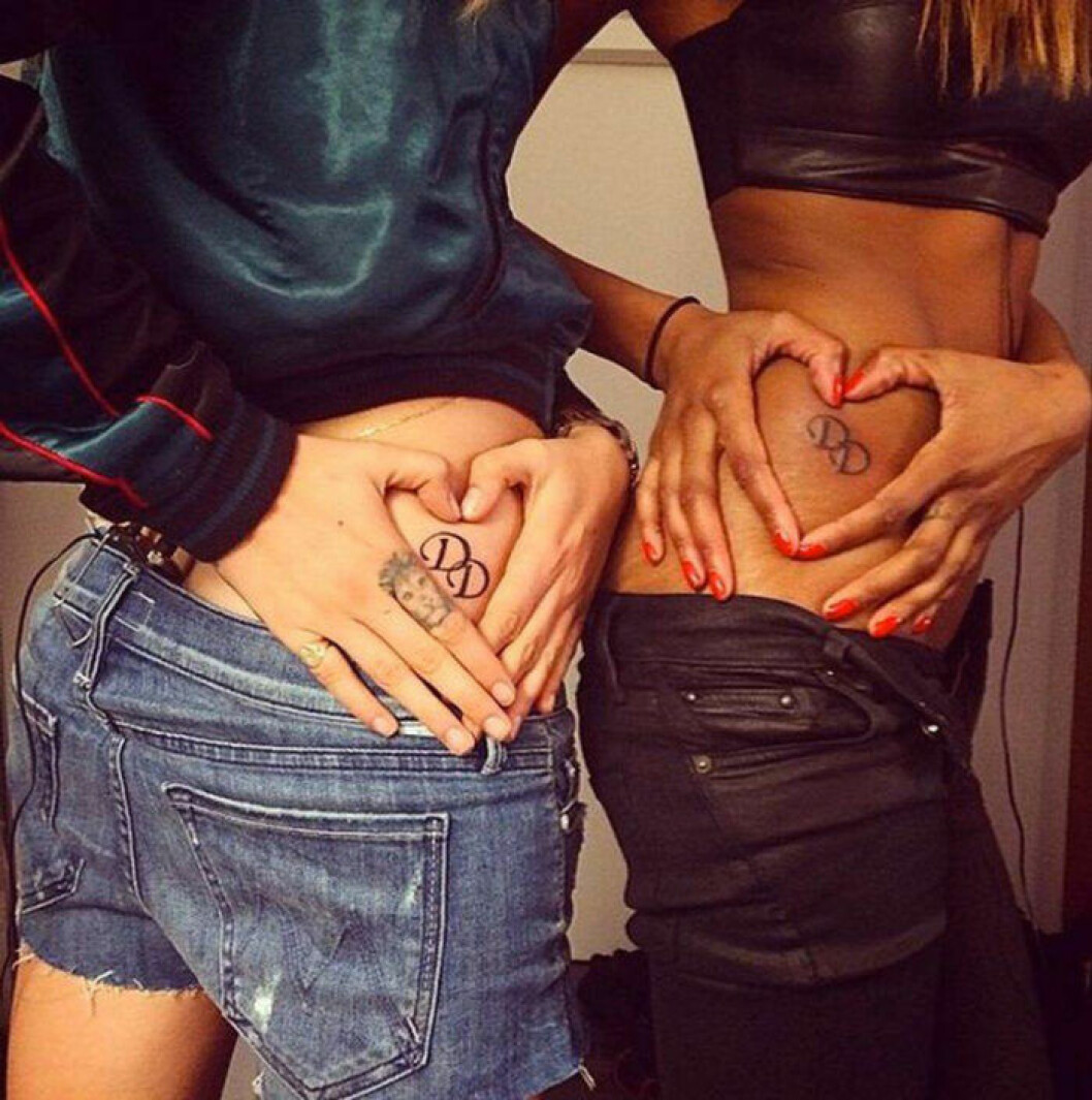 Cara och Juordans tatuering