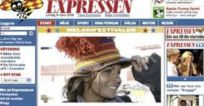 Expressen, mars 2008.