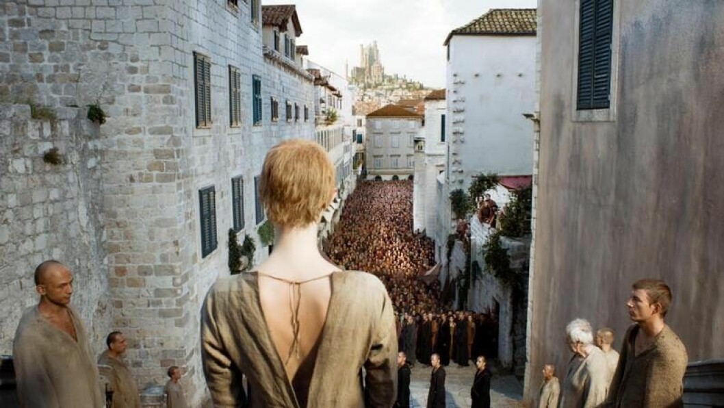En bild på The Great Sept of Baelor, från tv-serien Game of Thrones.