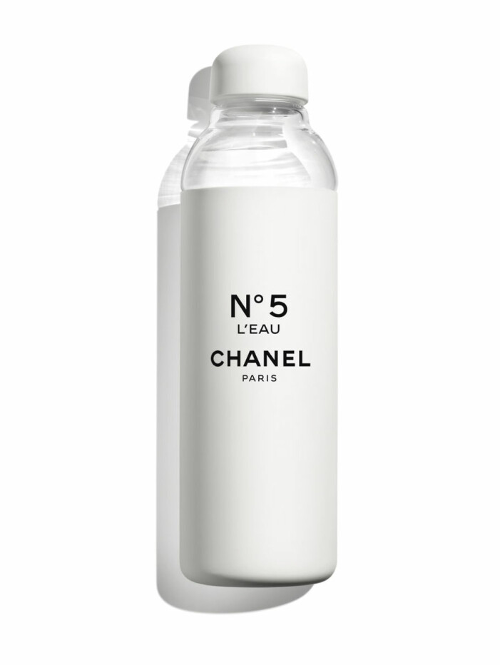 Lyxförpackning för ditt dricksvatten från Chanel