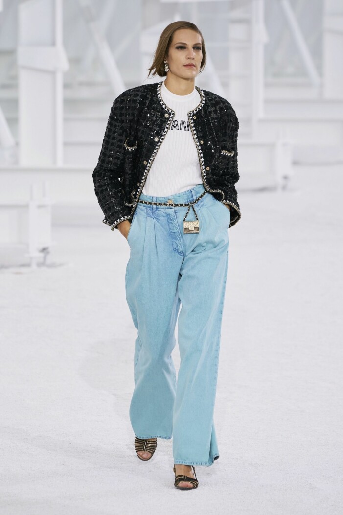 Chanel ss 21 blå jeans