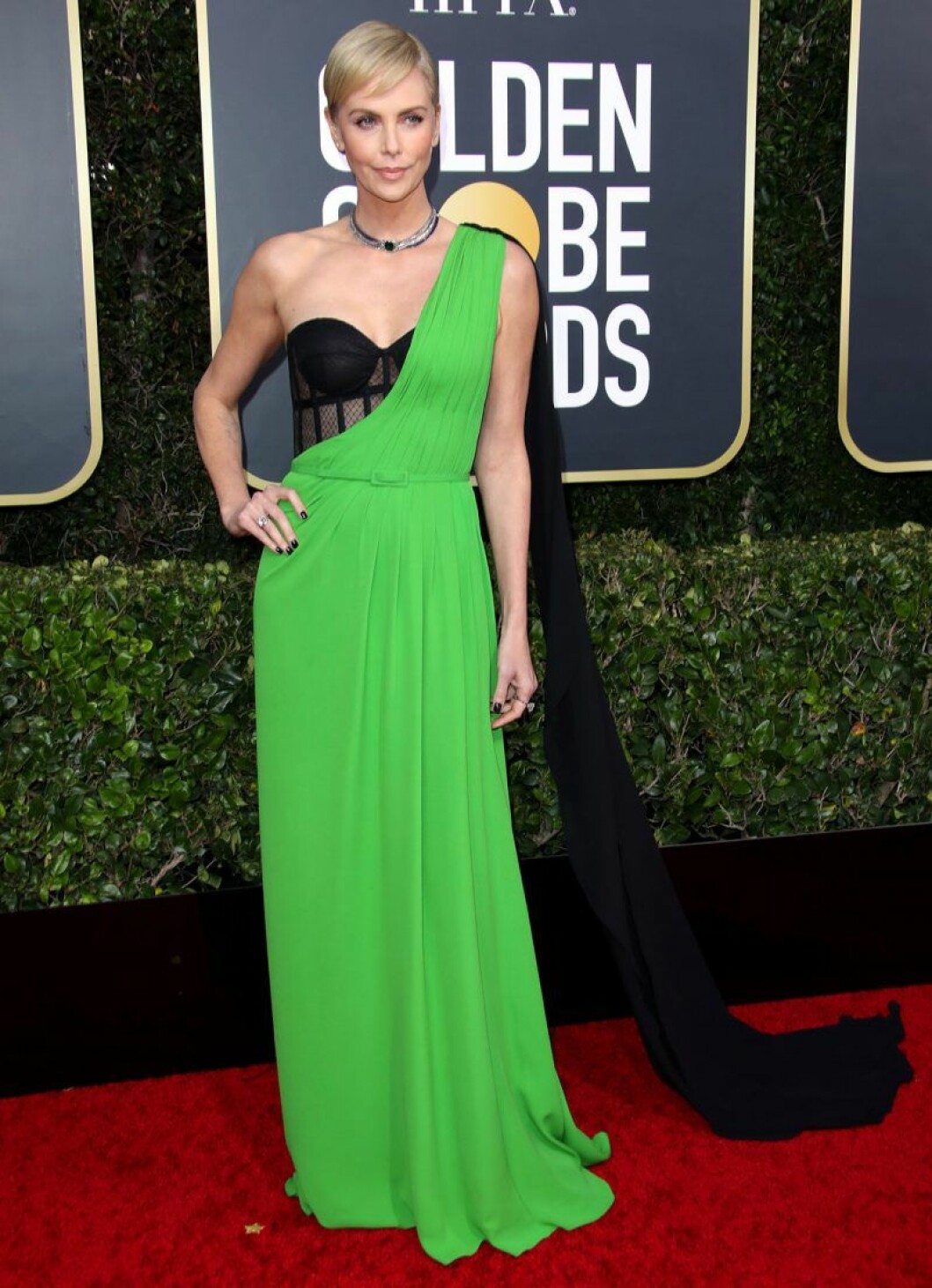 Charlize Theron. Charlie Theron på Golden Globes.