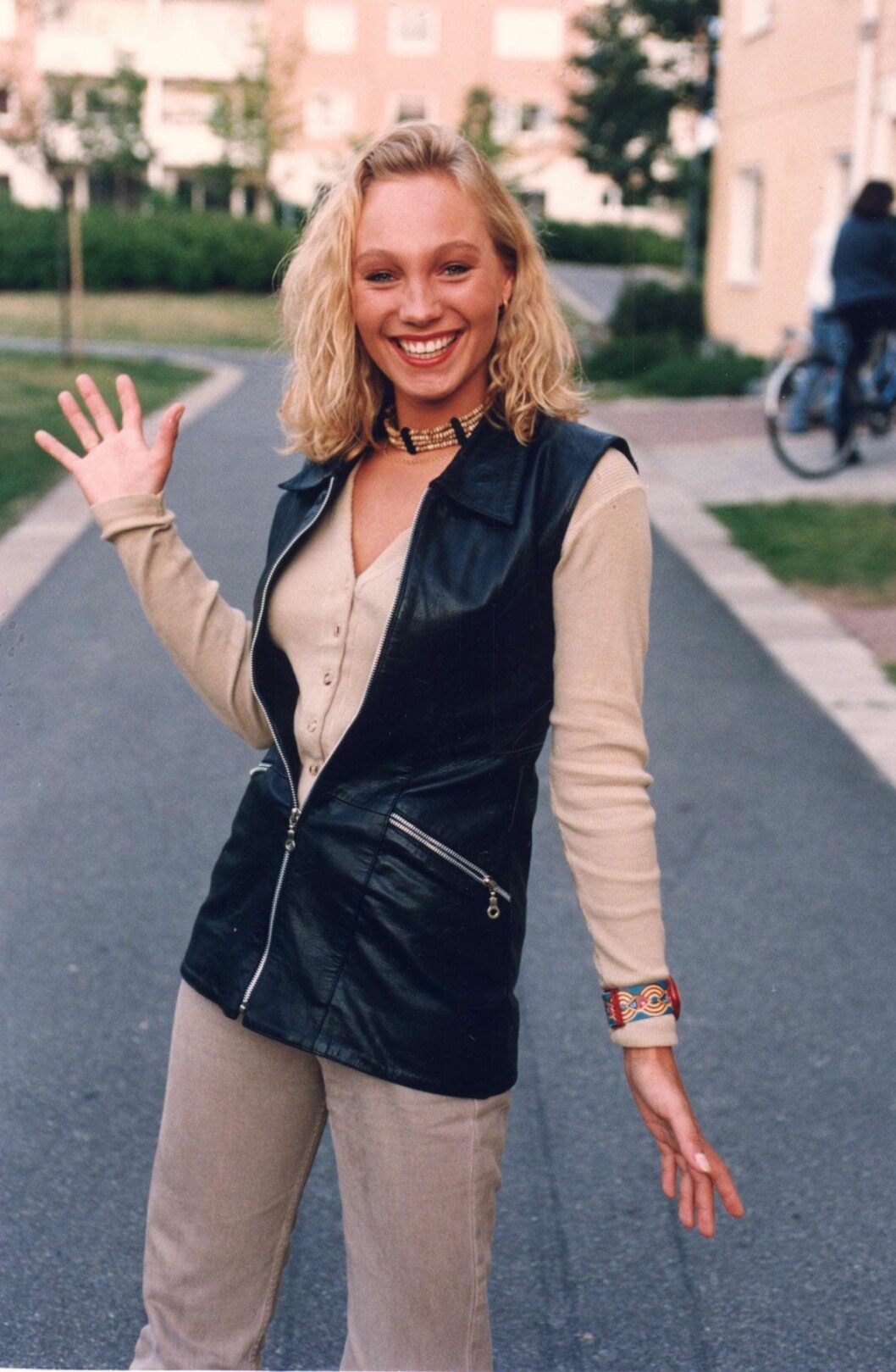 En bild på Charlotte från 1994. Foto: Anders Kallersand Sno stilen av Charlotte Perrelli