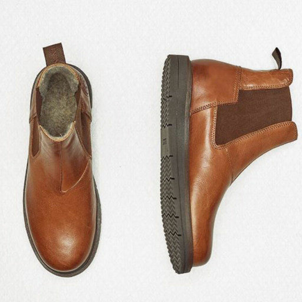 Bruna chelseaboots från Ten Points