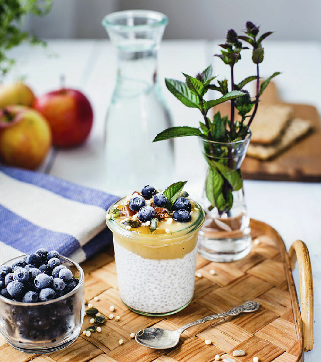 chiapudding med kokosmjolk