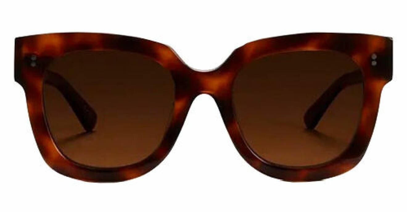Sköldpaddsmönstrade bruna solglasögon med D-form från Chimi