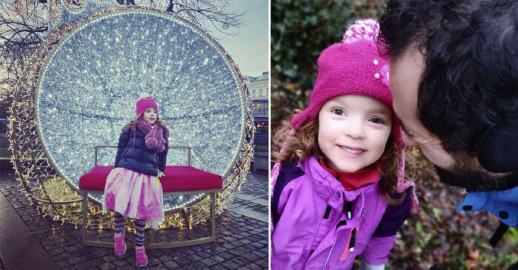 Trots att Chloé föddes i vecka 27 mår hon i dag bra och har inga men från sin tidiga födsel. Johanna Darnéus dotter Chloé