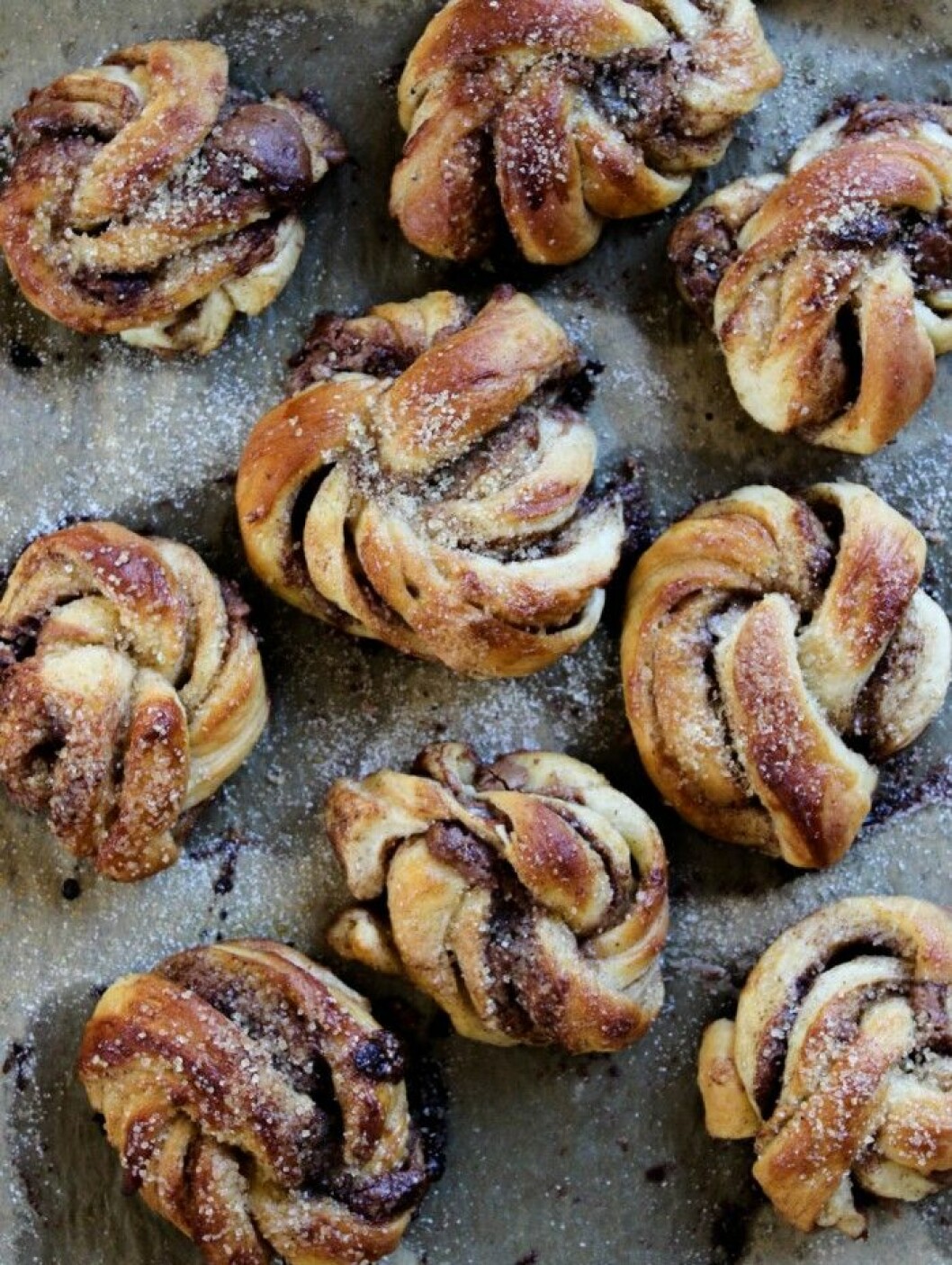 Kanelbullar med choklad