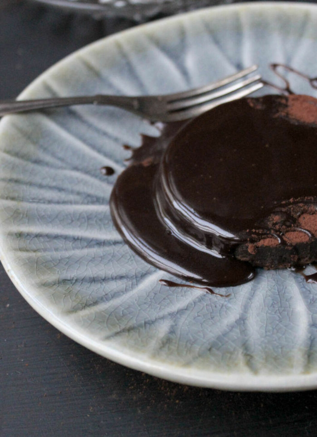 Kladdkaka med chokladfudge