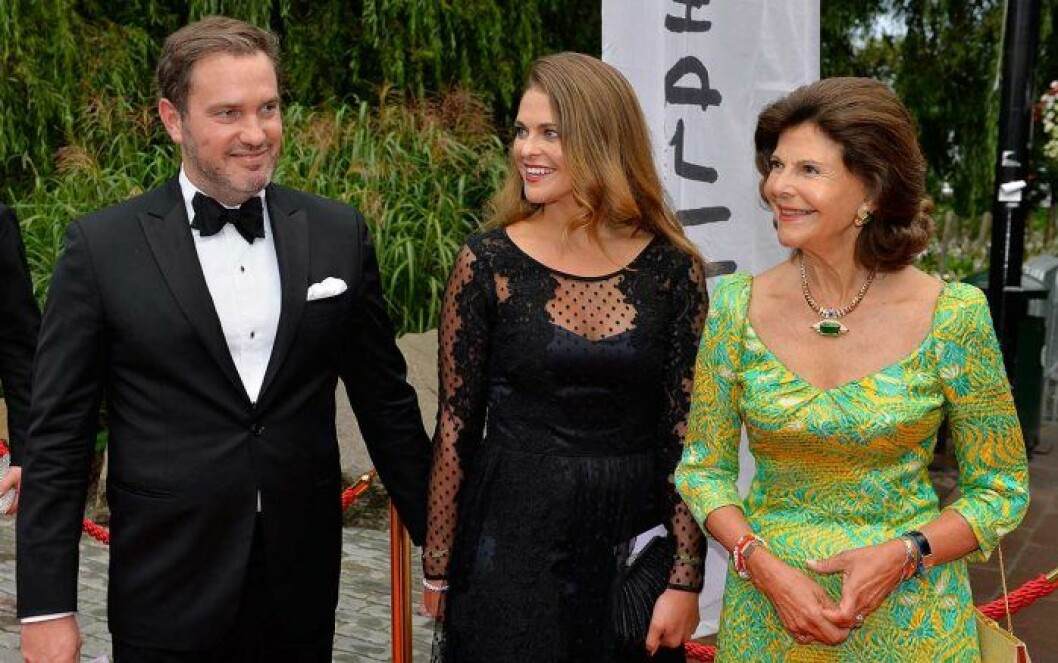 Chris, Madeleine och Silvia på en Childhood-gala på Berns, chris madeleine silvia