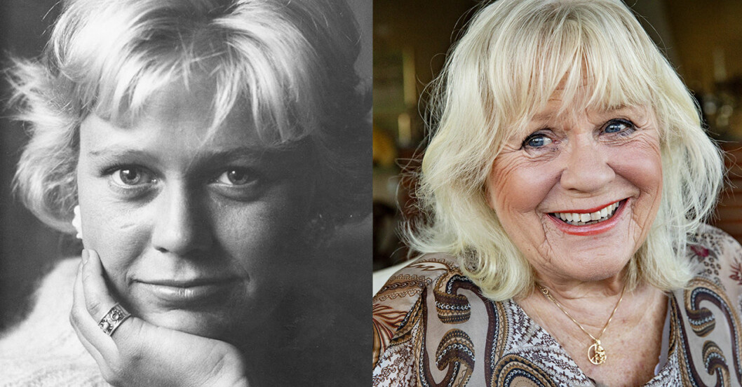 Christina Schollin 1959 och 2019.