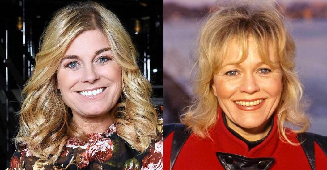 Christina Schollin och Pernilla Wahlgren.