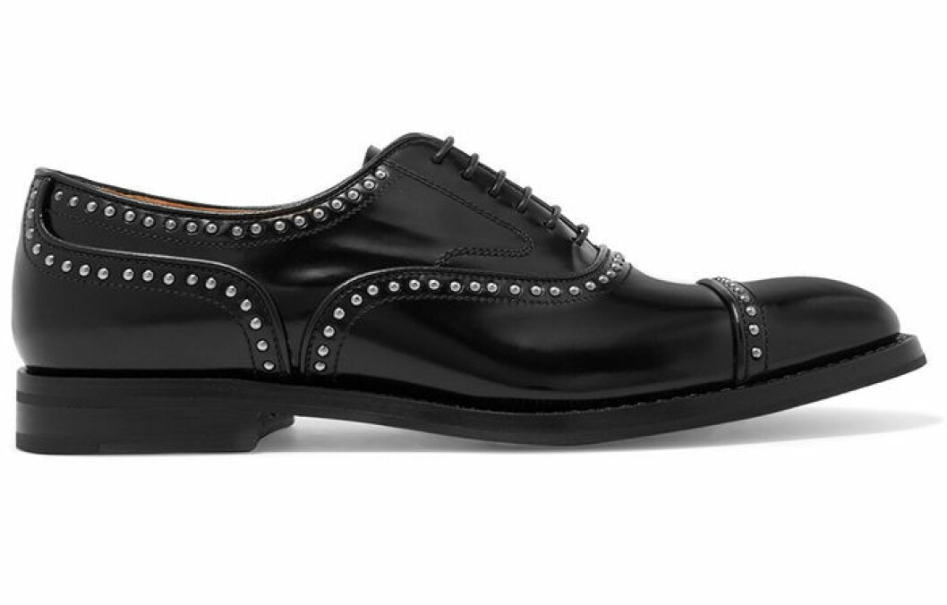 svarta brogues från church