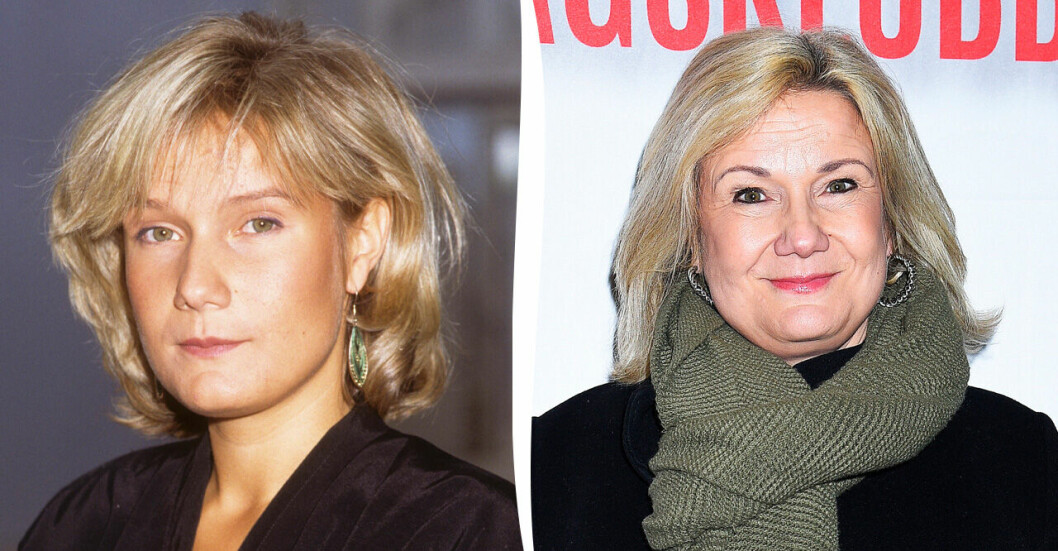 Cissi Elwin 1989 och 2022.