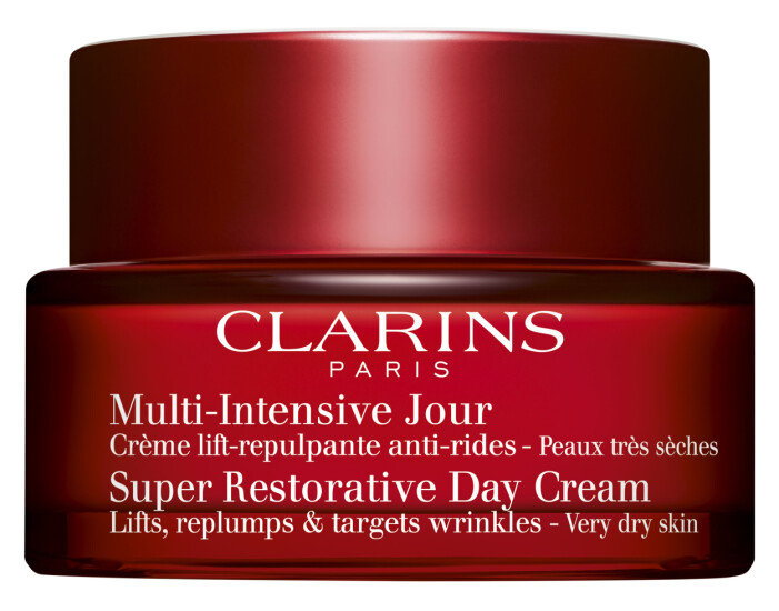 härlig dagcreme för torr hy från clarins