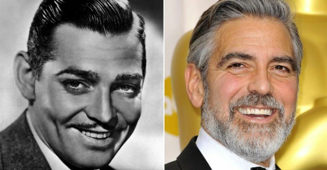 Clark Gable och George Clooney.