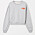 grå sweatshirt med orange monogramlogga från carin wester