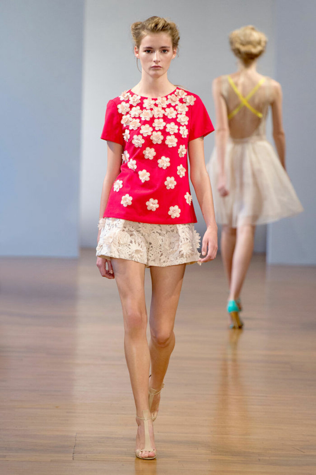 Flower Garden Short Sleeve Top & Lily Pond Shorts. Flower Garden Short Sleeve Top & Lily Pond Shorts.