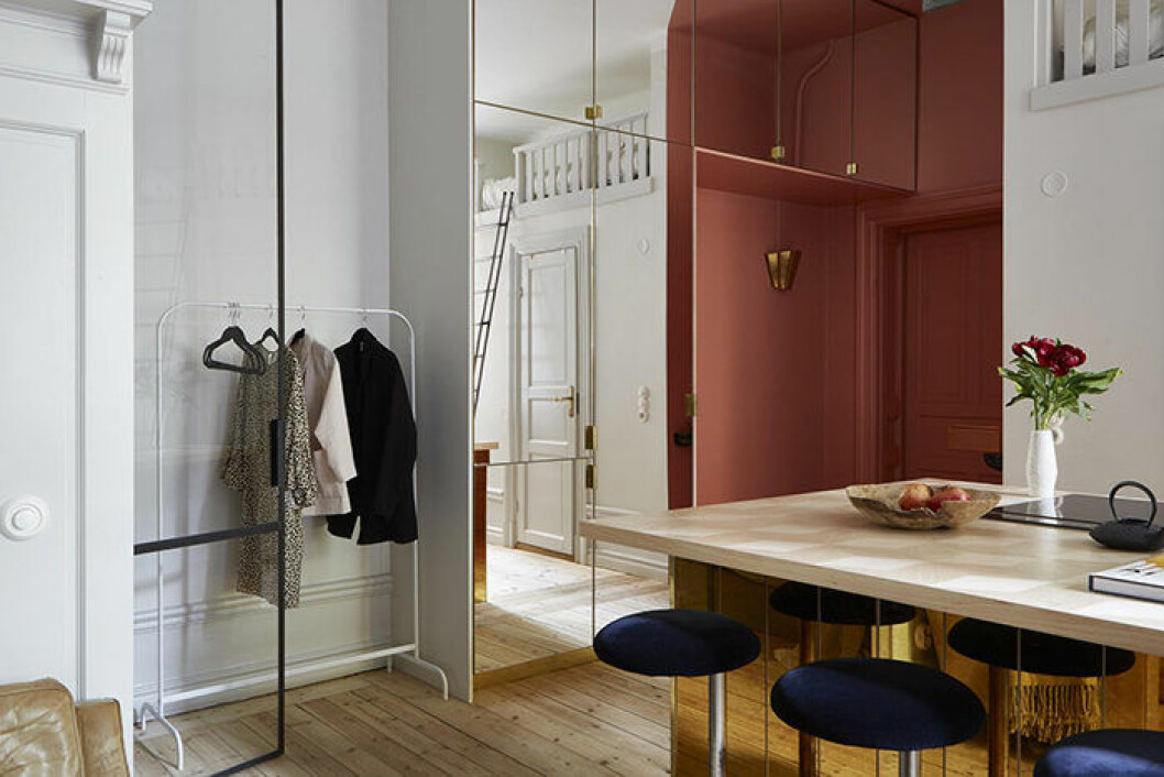 Speglar är perfekta för compact living