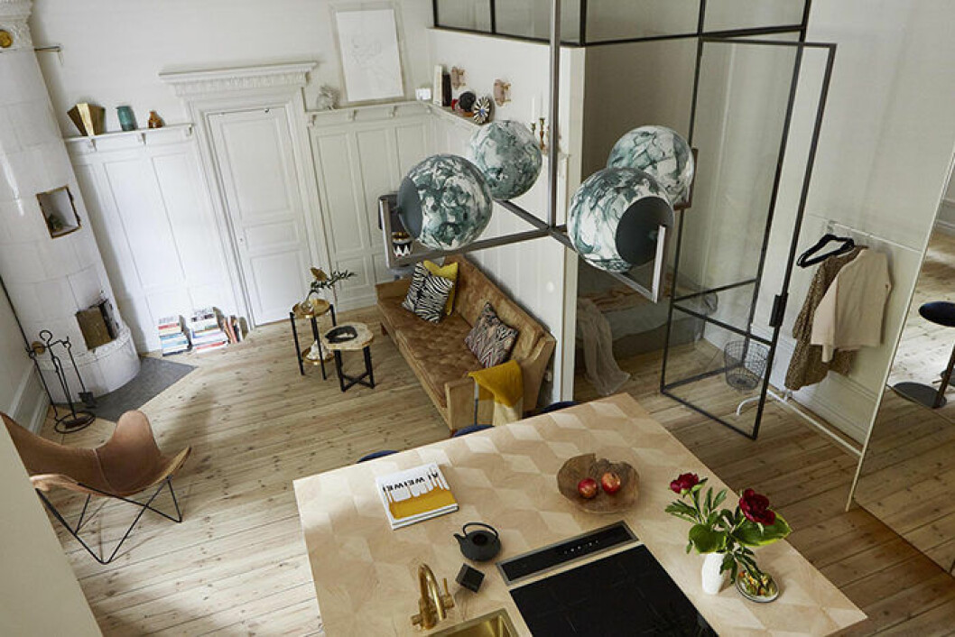 Compact living i en exklusiv etta