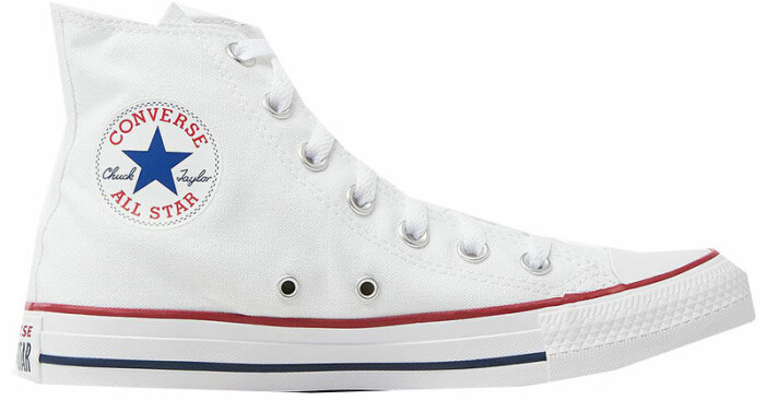 Vita höga converse