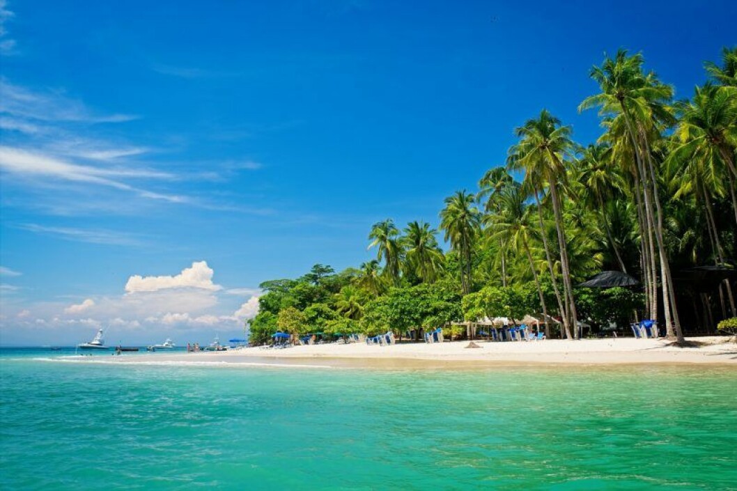 Strand i Costa Rica