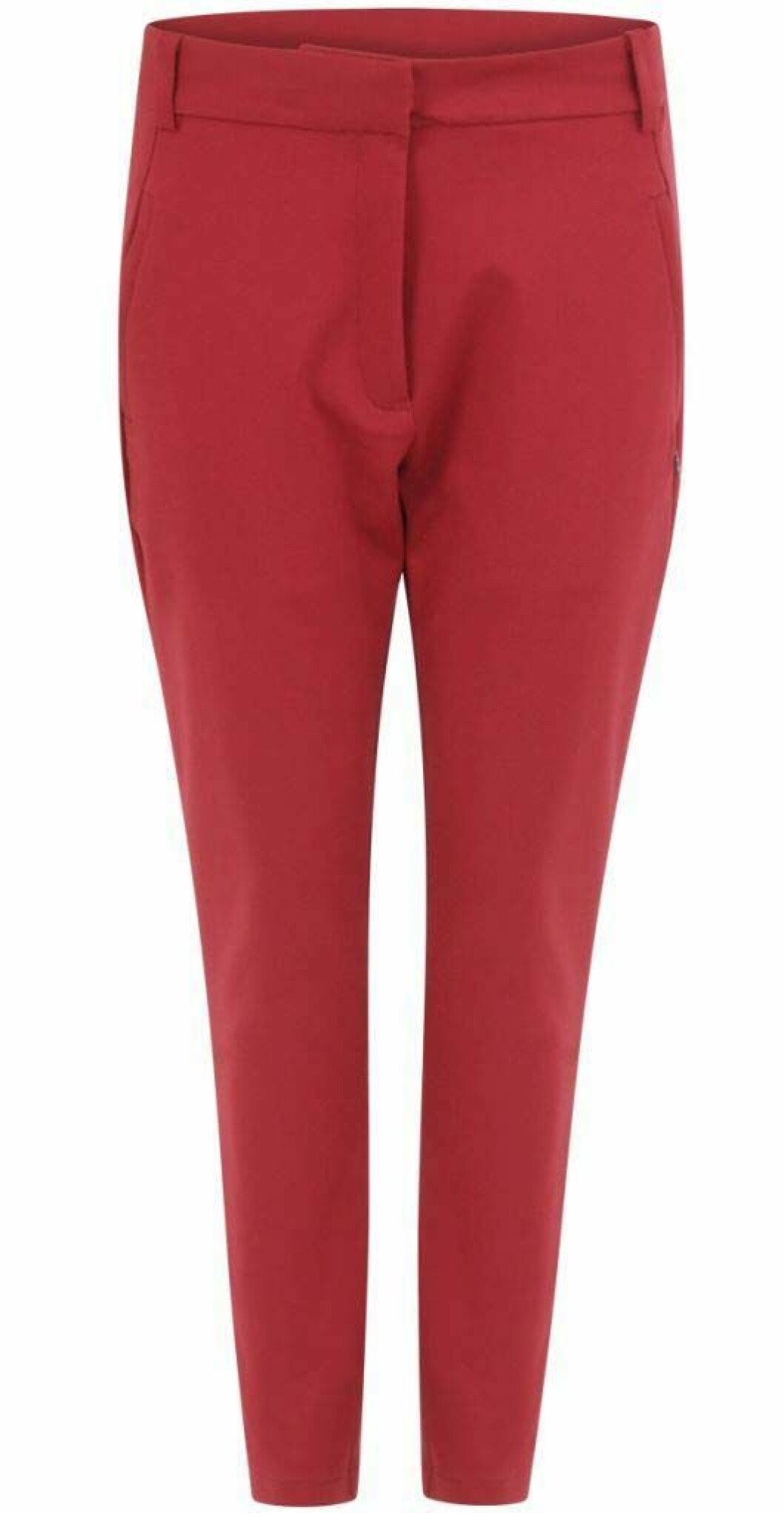 <a href="https://costercopenhagen.com/collections/pants/products/7-8-pants-pants-wine-red">Smal byxa</a>, 1 200 kr, Coster Copenhagen. byxa-röd-coster-copenhagen