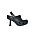 Bild på en svart Crocs med stilettklack. Ett samarbete med Balenciaga och Crocs.