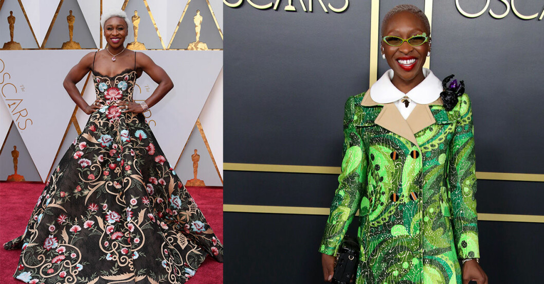 Men HUR vacker var Cynthia Erivos klänning från 2017? Cynthia Erivo