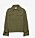 Militärgrön jacka med fickor på brösten. Jackan är dressad med krage och band i ärmsluten. Jacka från Dagmar.