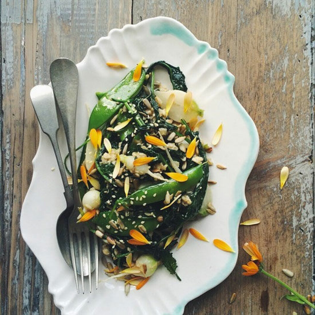 dagmarskitchen Feminas ständiga favorit – Dagmars kitchen. Den här gången med sockerärtor och grönkål.