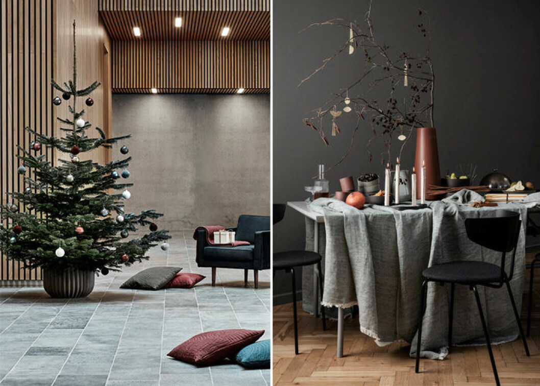 Foto: Broste Copenhagen, Ferm Living Dova färger dominerar hos danska märken i jul