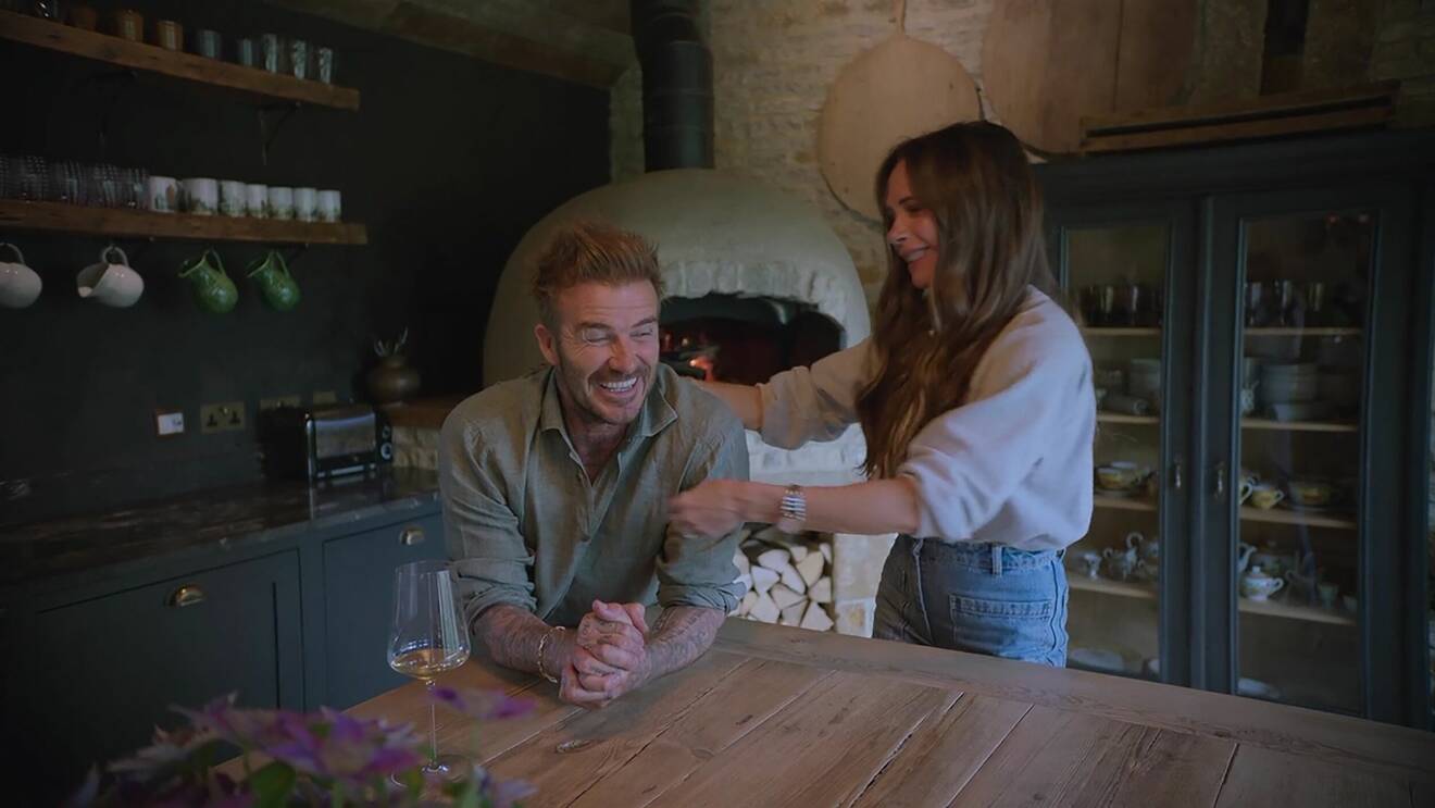 Paret David och Victoria Beckham ur Netflix-dokumentären Beckham.