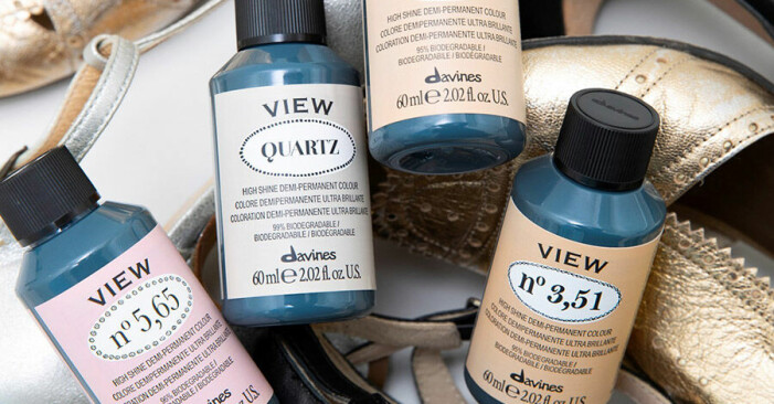 salongstoning från davines