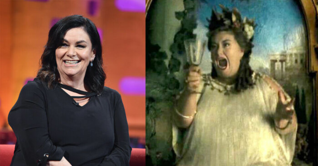 Elizabeth Spriggs som spelade Tjocka damen i första Harry Potter-filmen gjorde henne verkligen supertråkig. Det var ett lyft när Dawn French klev in i porträttet. Dawn French i Harry Potter