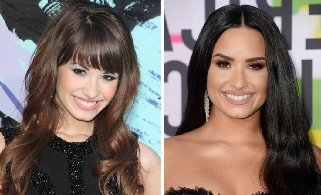 Demi Lovato 2007 vs i dag. Demi Lovato som ung