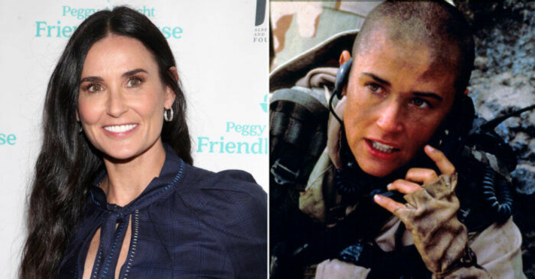 Demi Moore i <em>G.I. Jane. </em> Demi Moore G.I. Jane.