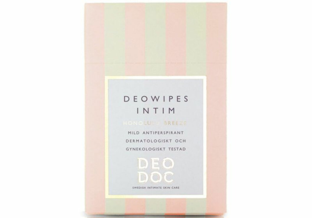 Deowipes för underlivet