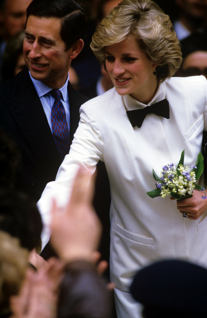 Diana i kostym 1985.